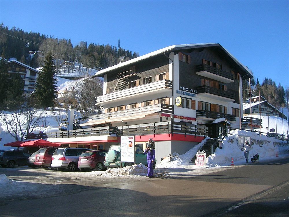 Hotel De La Poste La Tzoumaz Exterior foto